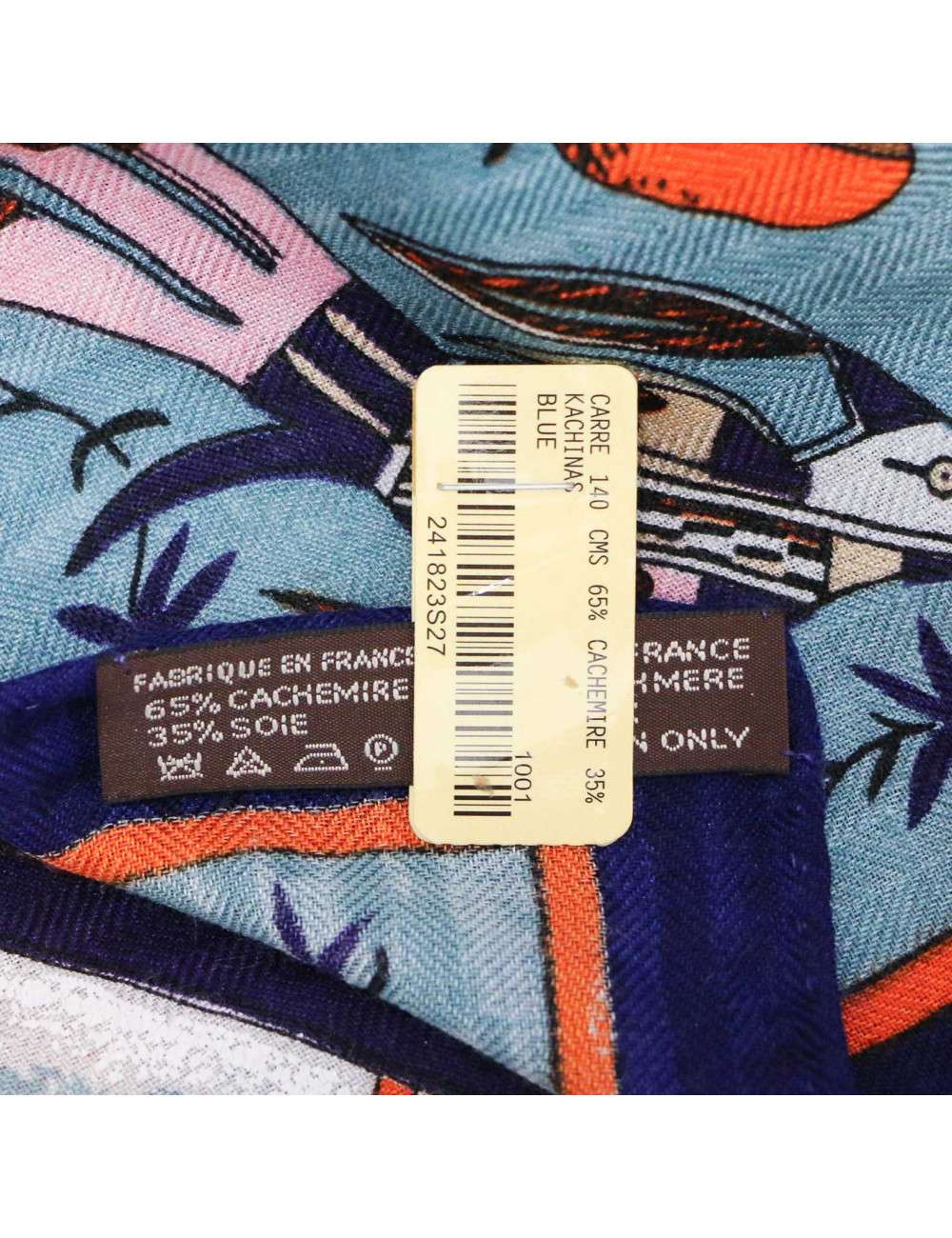 Châle Kachinas HERMES cachemire et soie