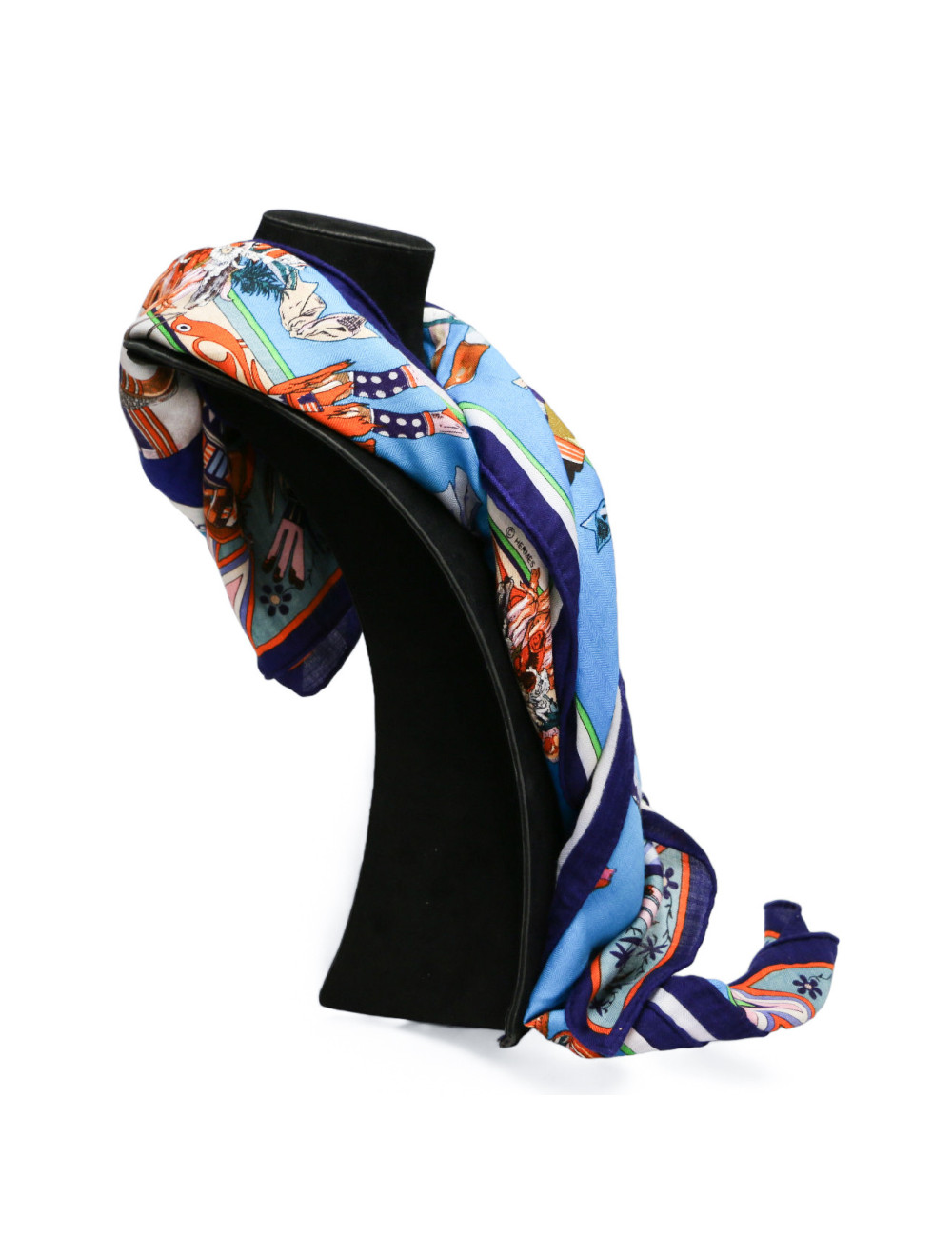 Châle Kachinas HERMES cachemire et soie