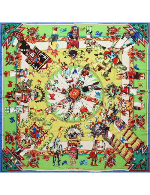 Châle HERMES Kachinas cachemire