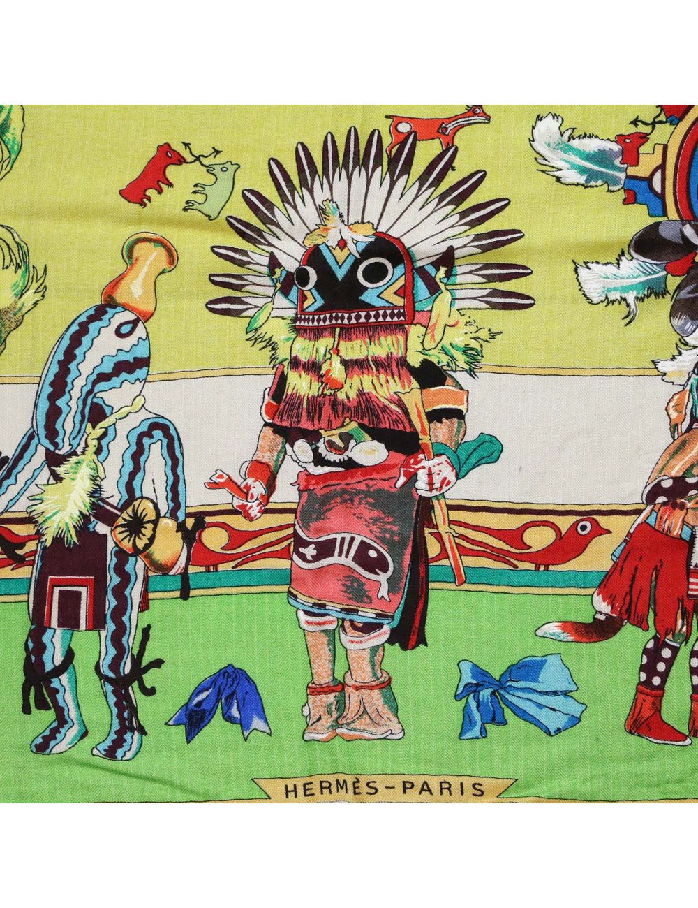 Châle HERMES Kachinas cachemire