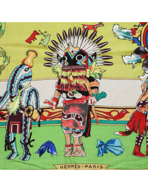 Châle HERMES Kachinas cachemire