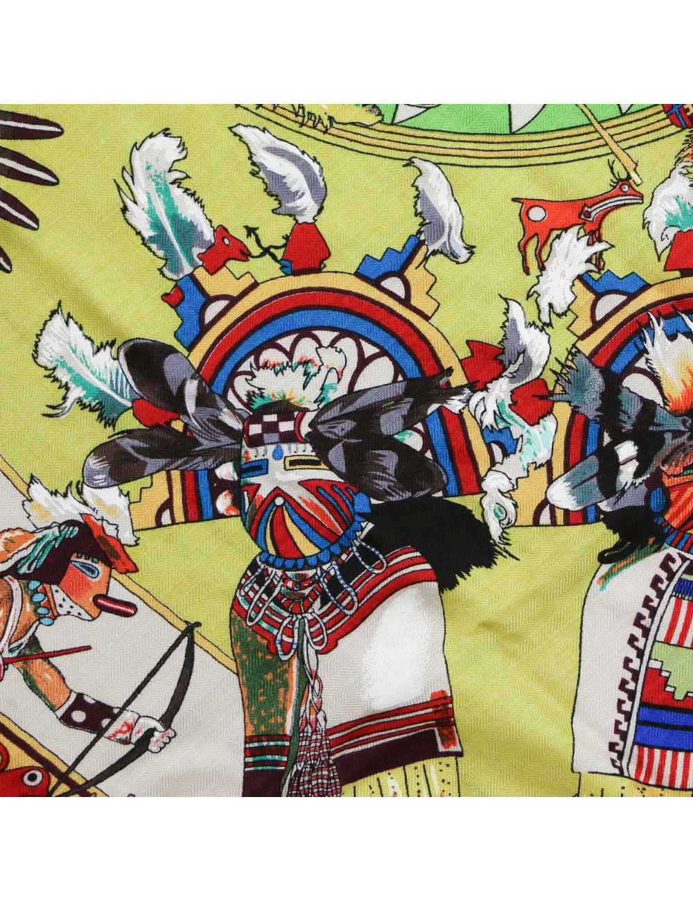 Châle HERMES Kachinas cachemire