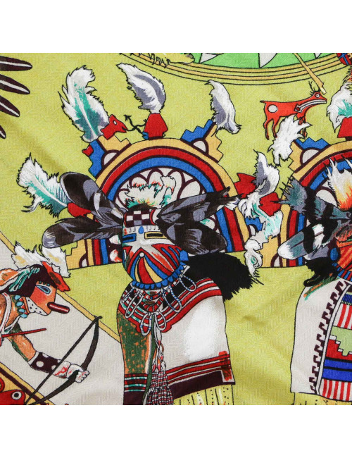 Châle HERMES Kachinas cachemire