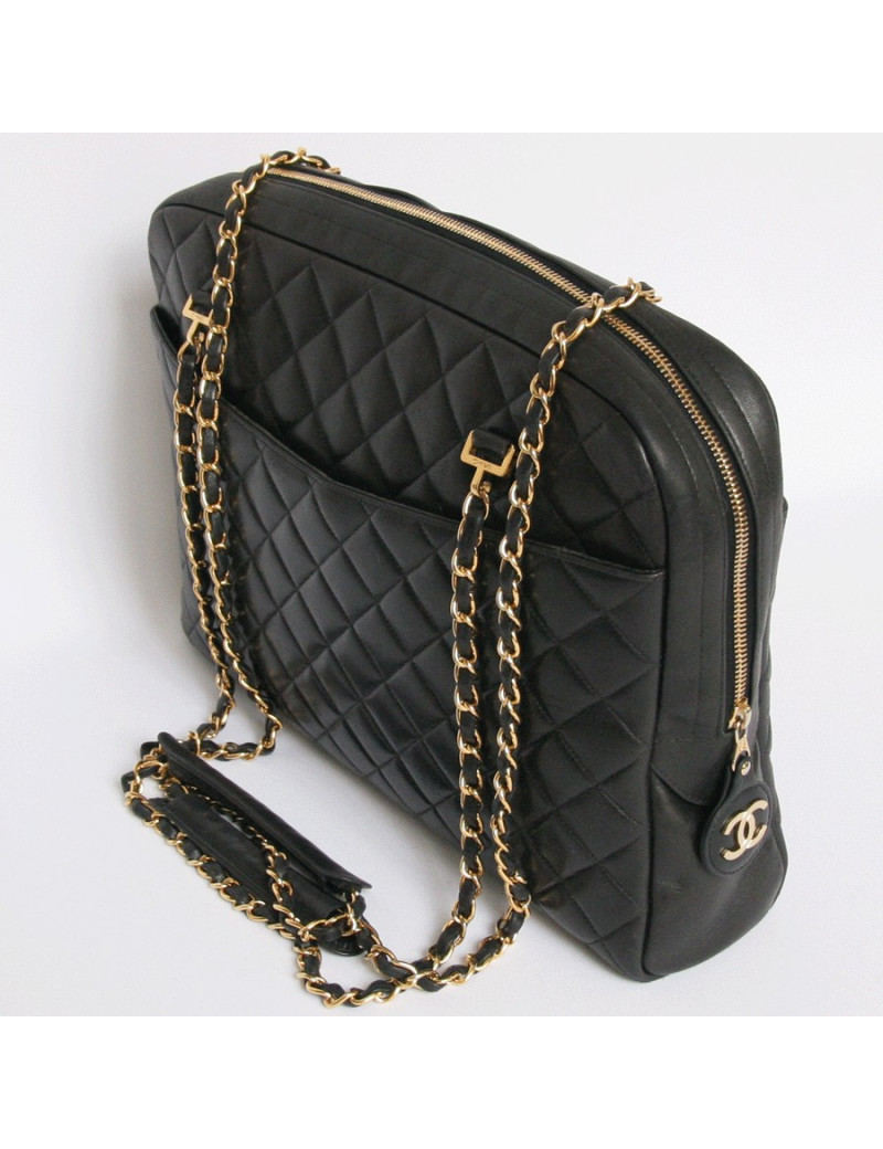 sac caméra CHANEL MM noir vintage