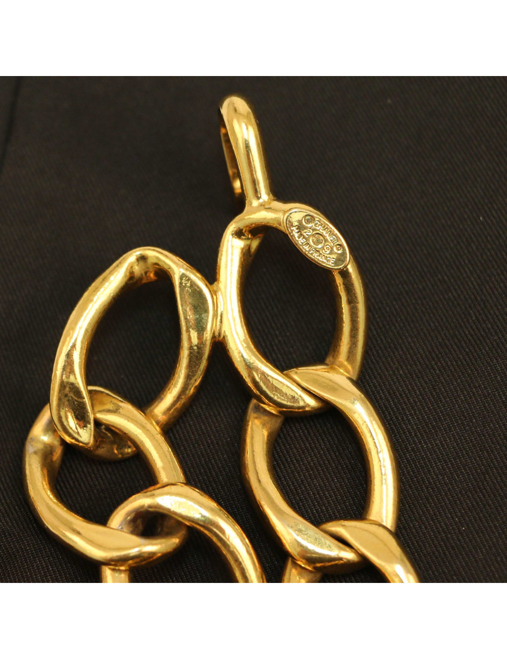 Ceinture CHANEL double rangs vintage