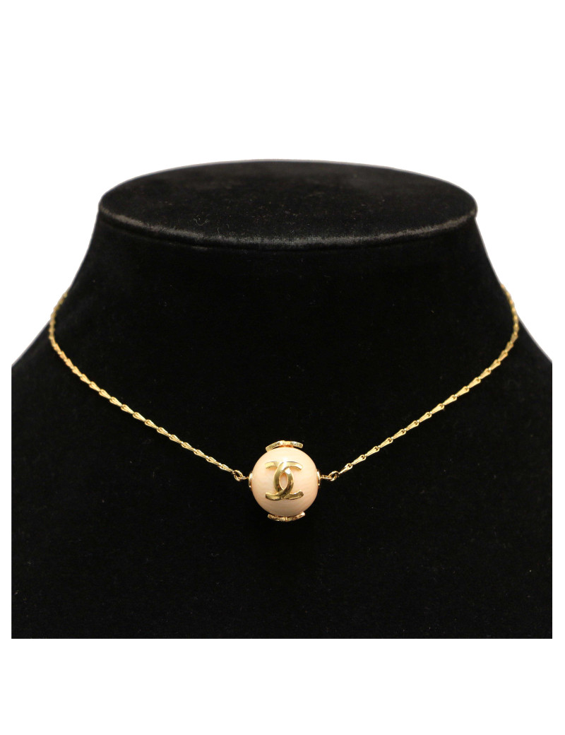 Ras de cou CHANEL boule CC