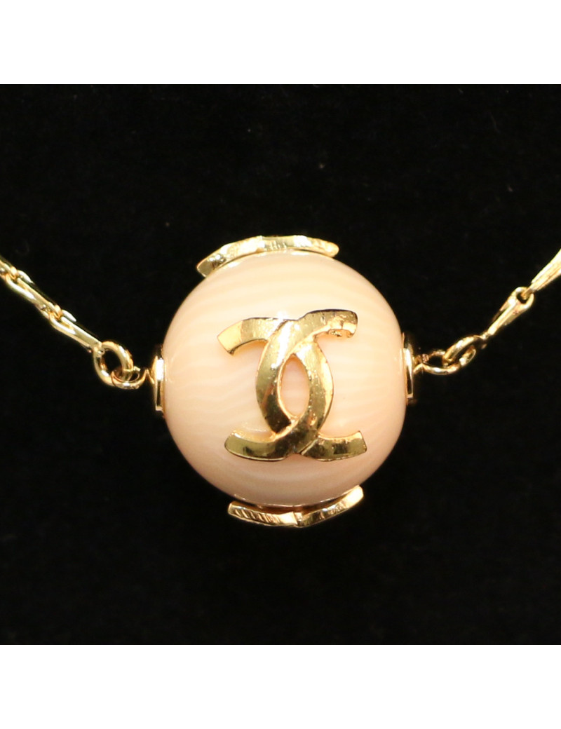 Ras de cou CHANEL boule CC