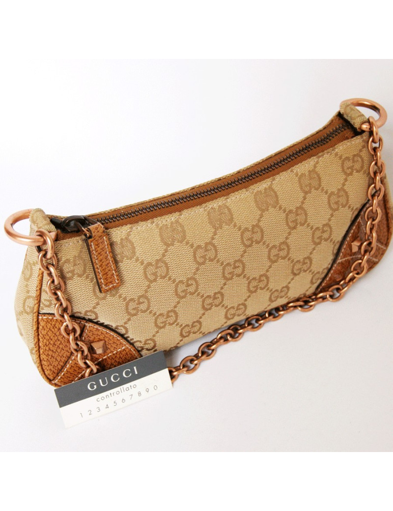 Mini sac GUCCI Marron monogramme 