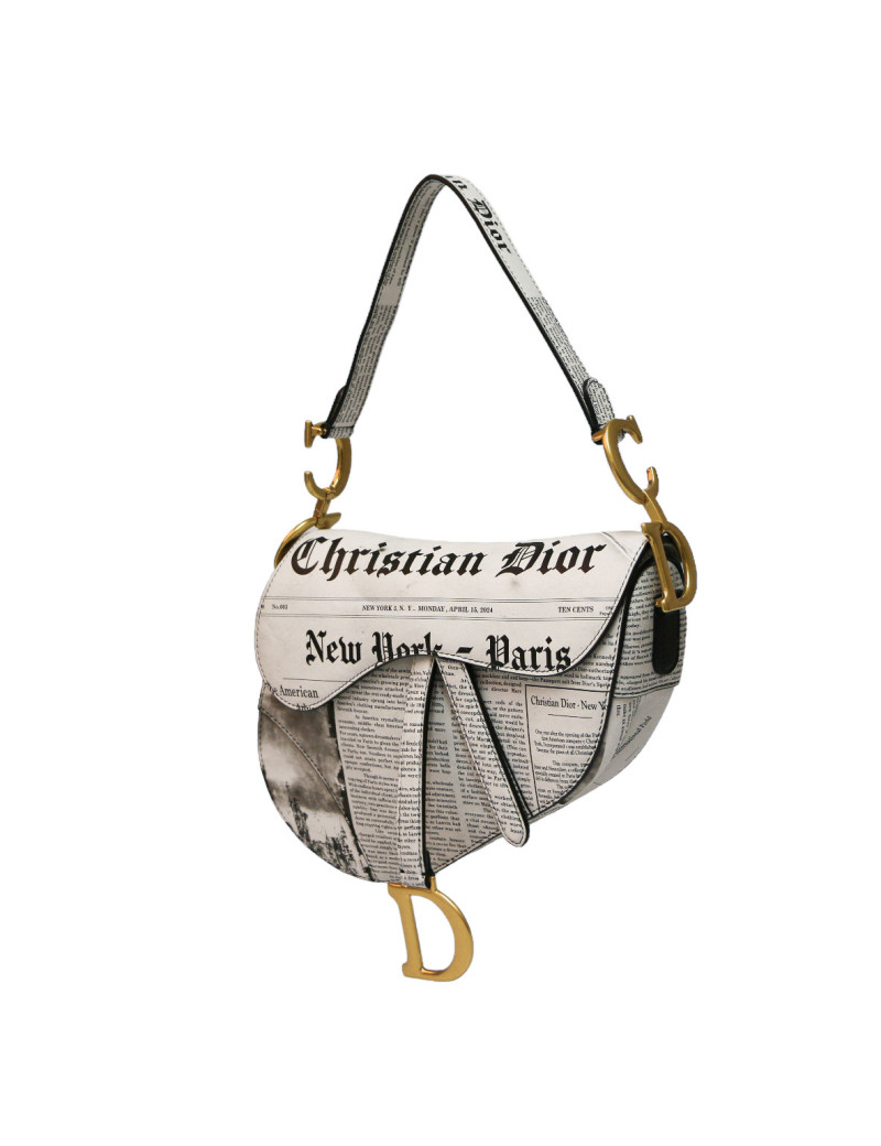 Saddle DIOR newspaper Galliano