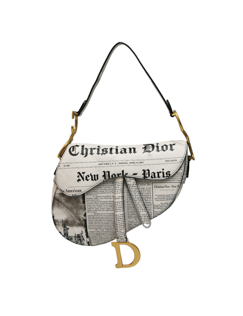 Saddle DIOR newspaper Galliano