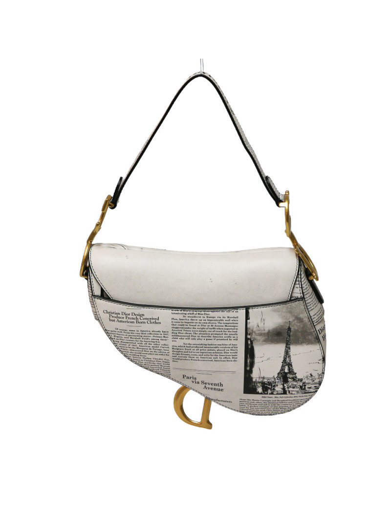 Saddle DIOR newspaper Galliano