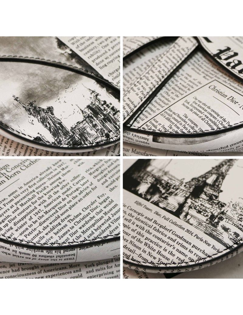 Saddle DIOR newspaper Galliano