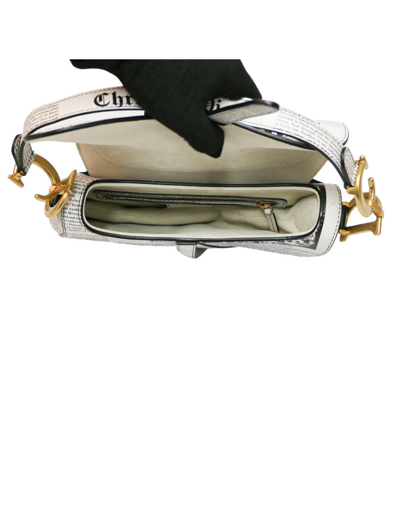 Saddle DIOR newspaper Galliano