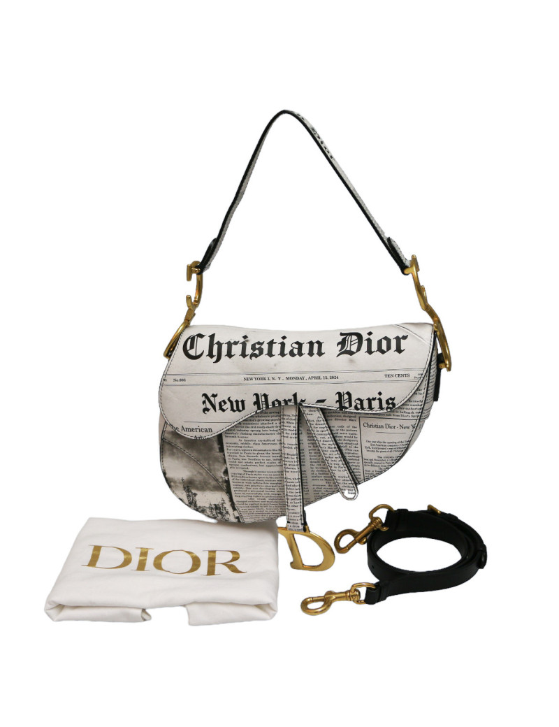 Saddle DIOR newspaper Galliano