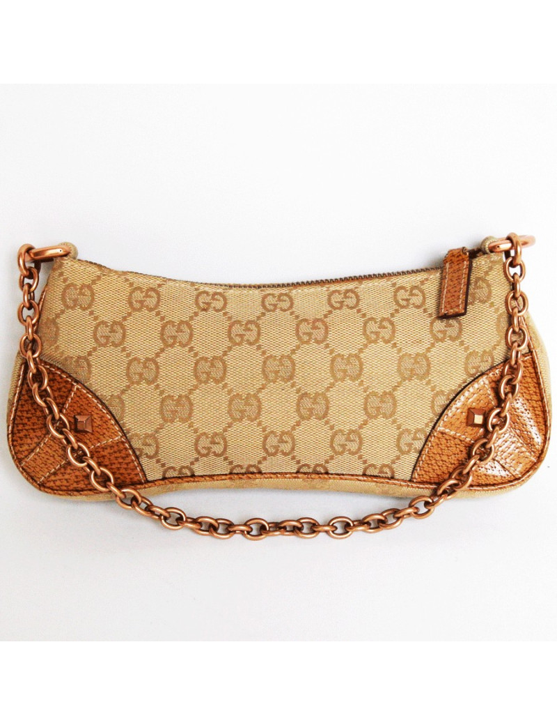 Mini sac GUCCI Marron à motif 