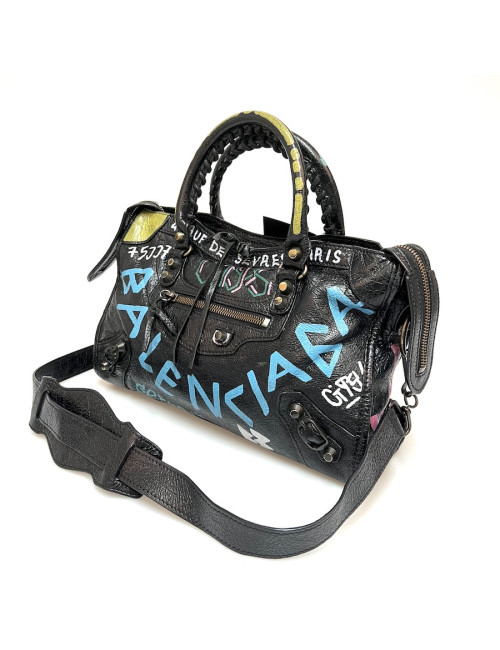 Sac City BALENCIAGA Graffitis 