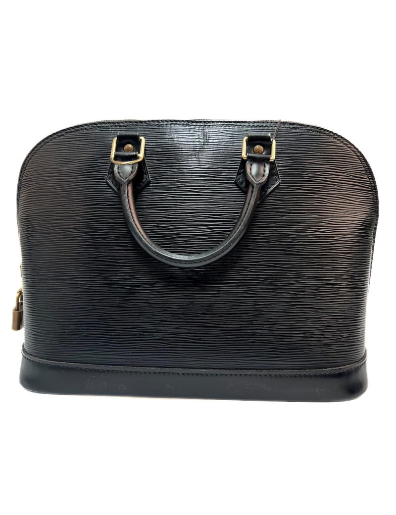 Sac Alma LOUIS VUITTON cuir Epi noir