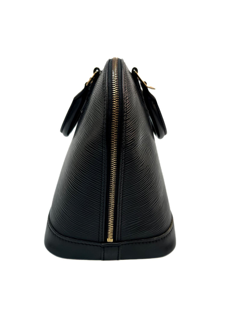 Sac Alma LOUIS VUITTON cuir Epi noir
