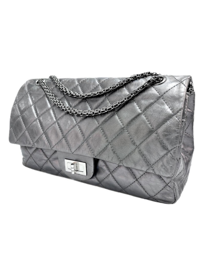 2.55 CHANEL gris métalissé