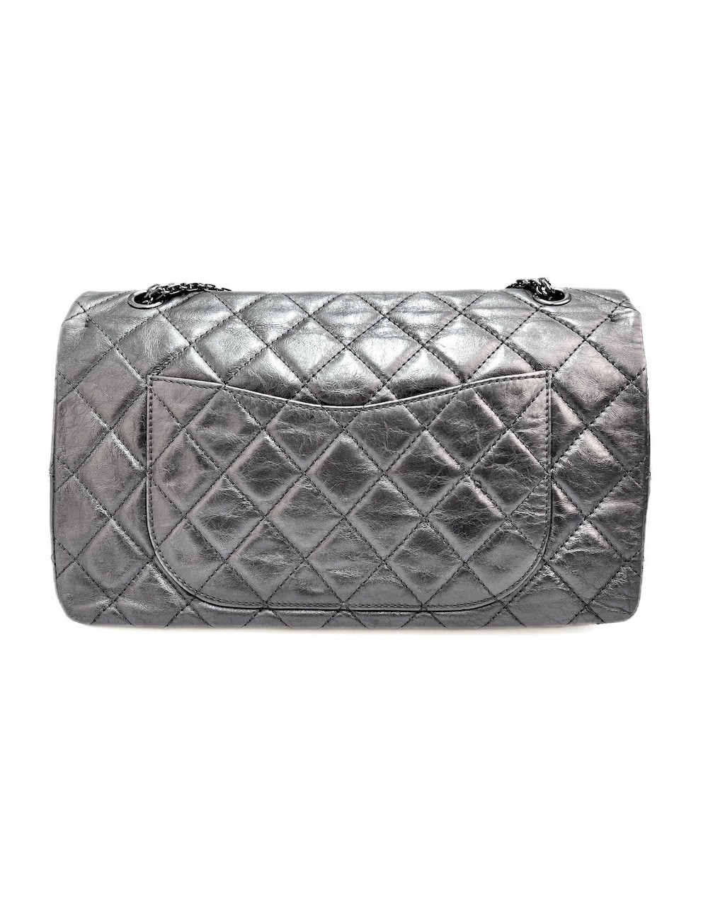 2.55 CHANEL gris métallisé