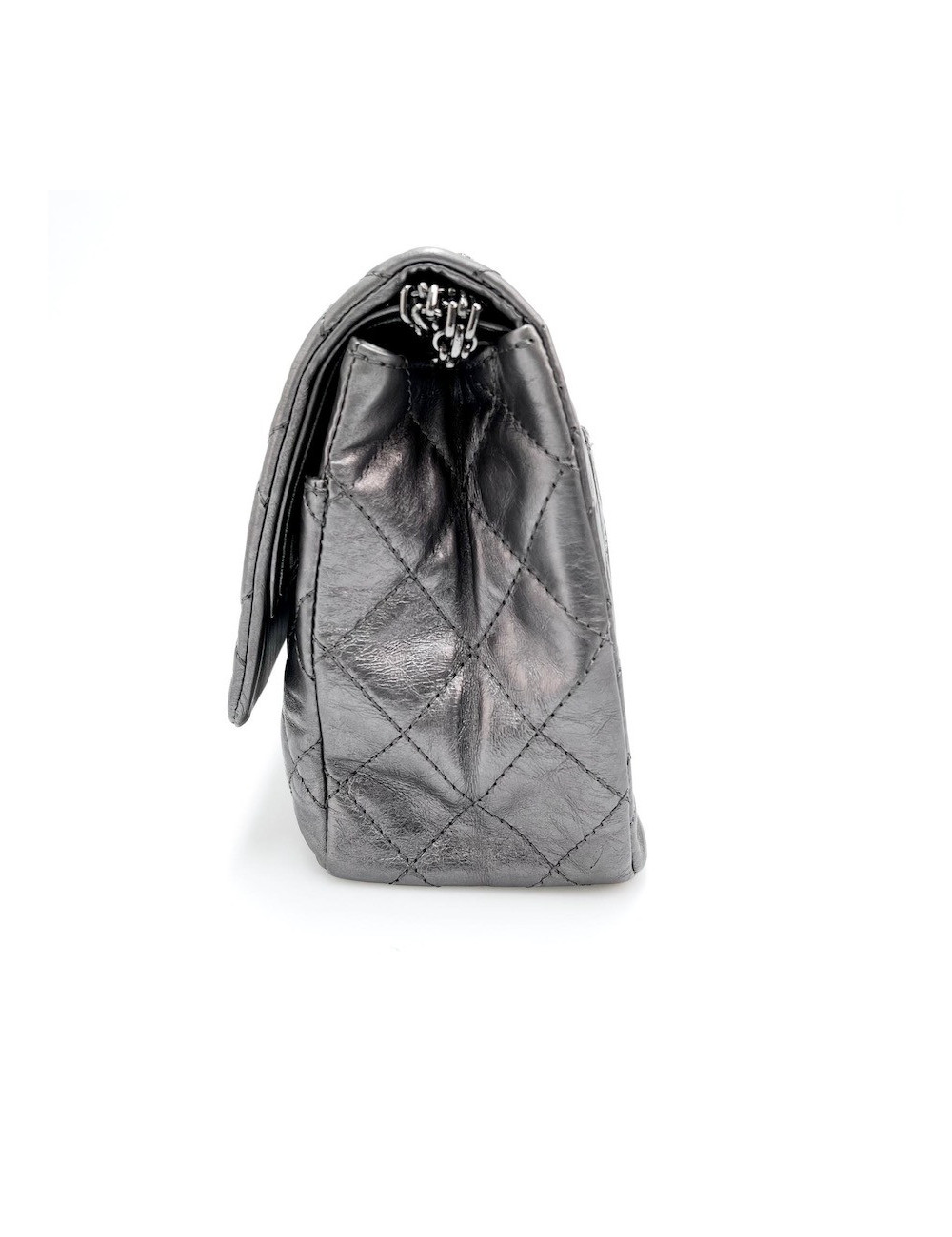 2.55 CHANEL gris métallisé