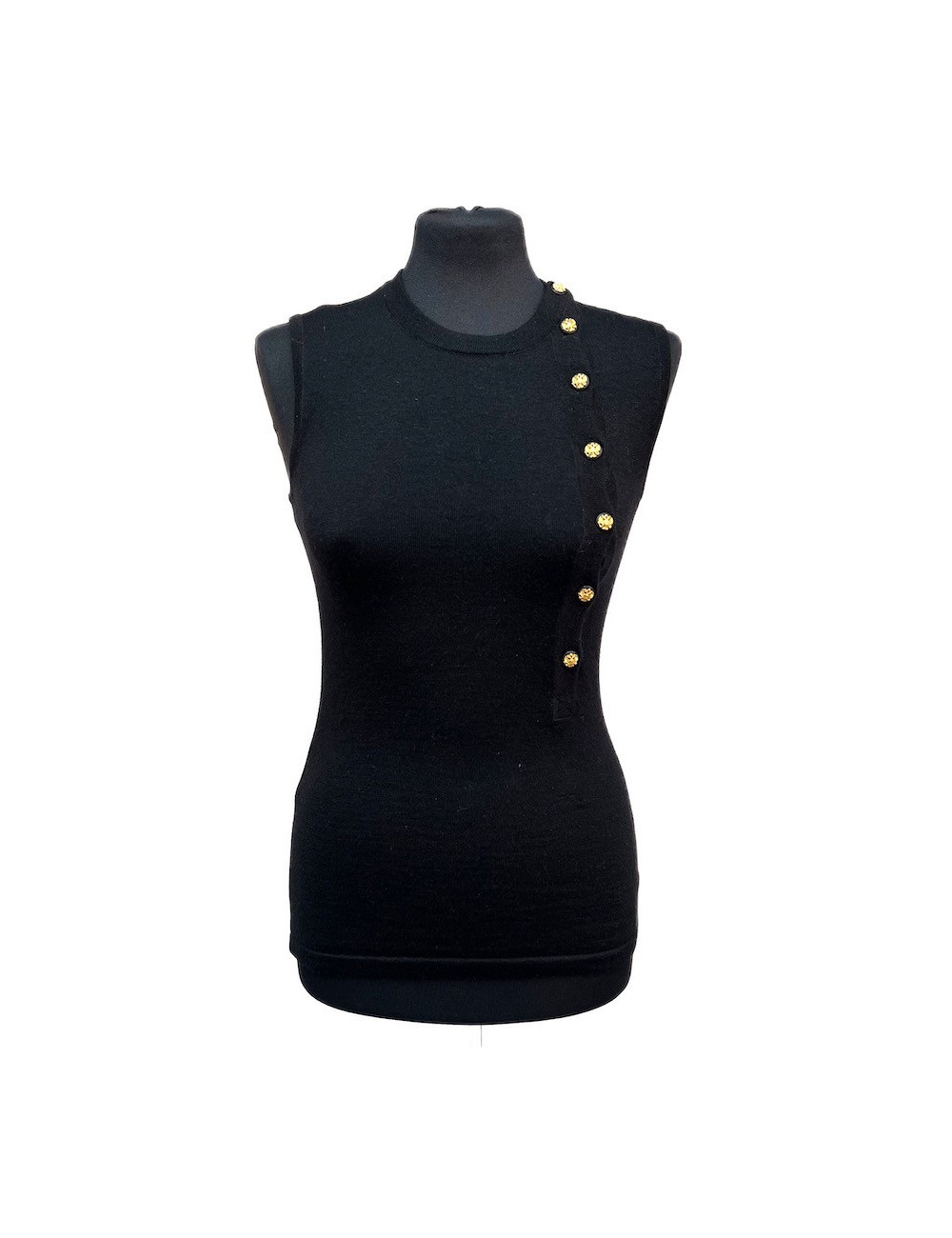 Pull T 34 CHANEL cachemire Paris-Moscou noir