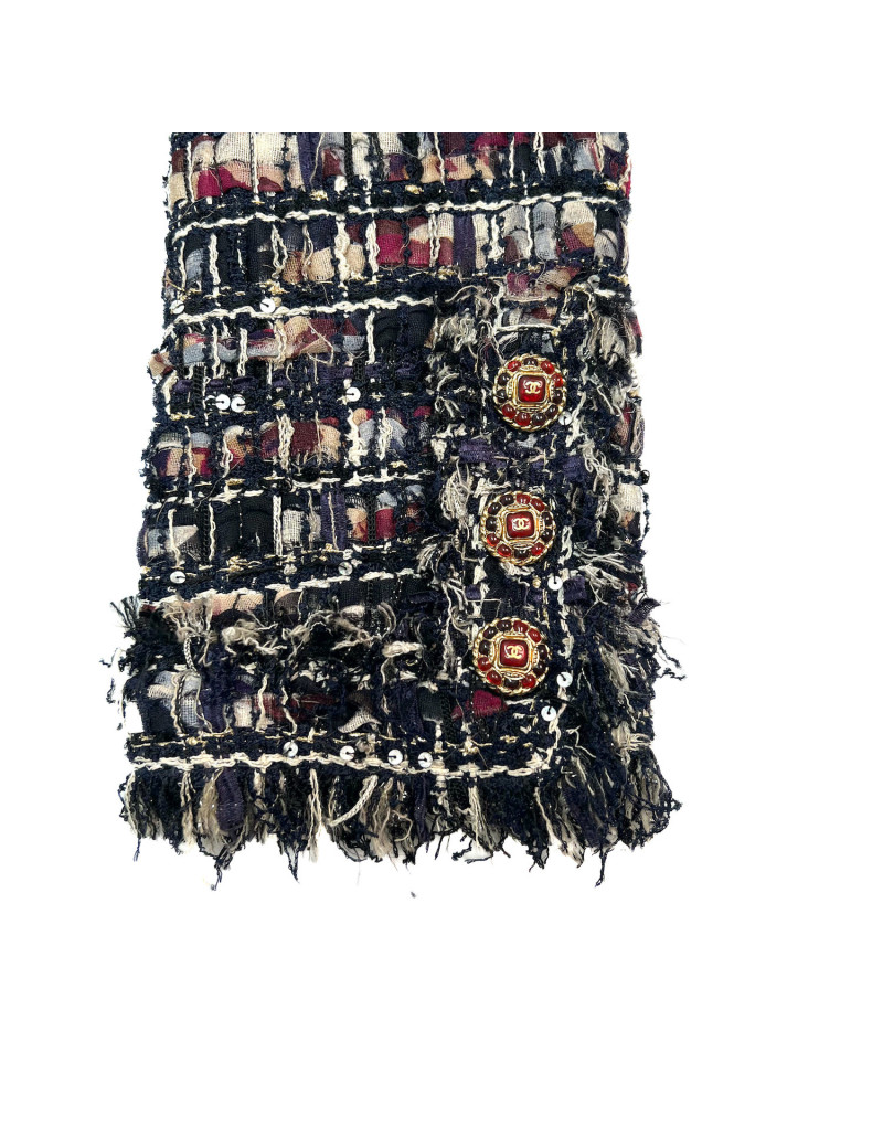 Manteau T38 CHANEL tweed Lesage