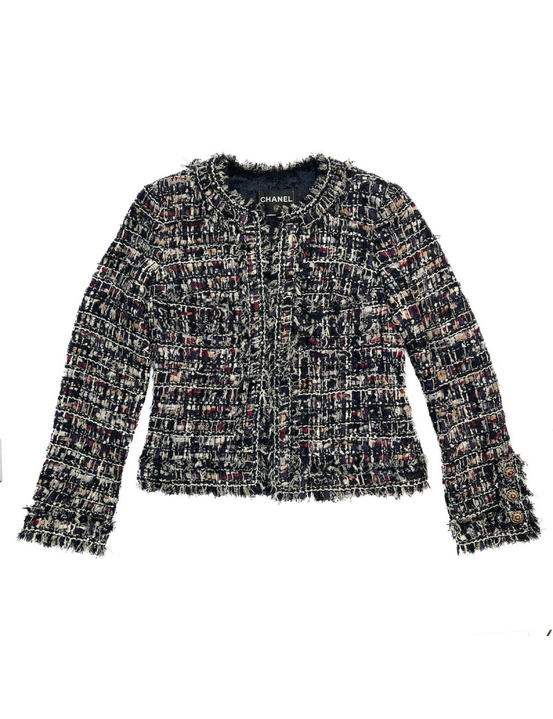 Manteau T38 CHANEL tweed Lesage