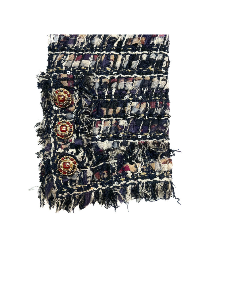 Manteau T38 CHANEL tweed Lesage