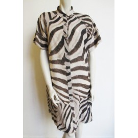 Dress MANTU T38 printed Zebra