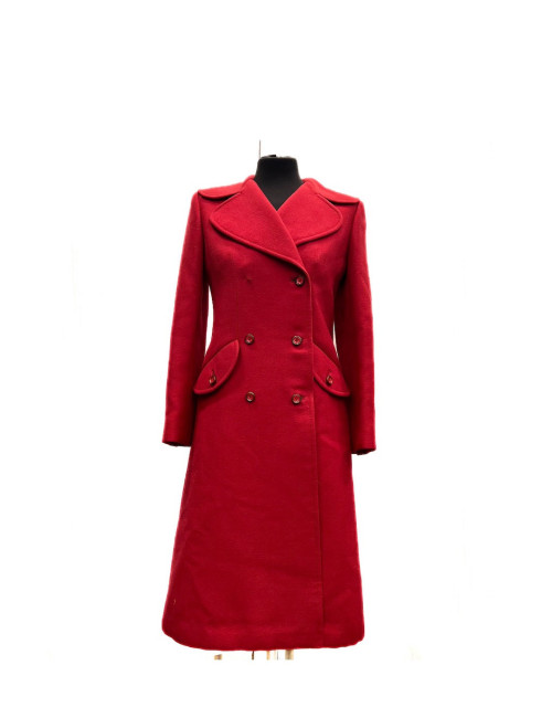 Manteau Miss DIOR rouge croisé