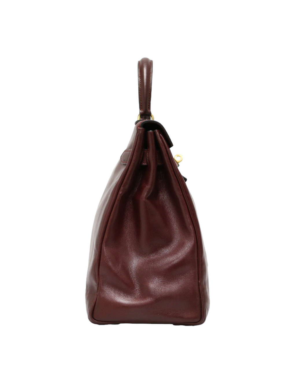 Sac HERMES Kelly 32 rouge H Vintage