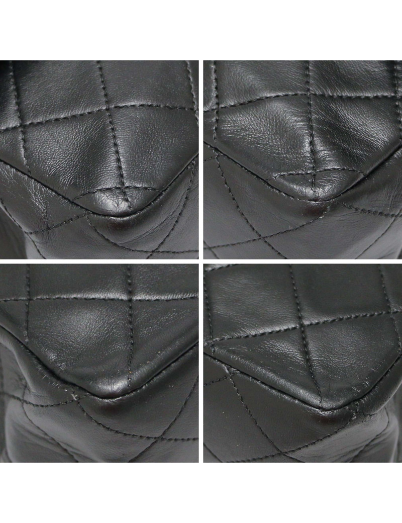 Timeless CHANEL médium cuir d'agneau noir