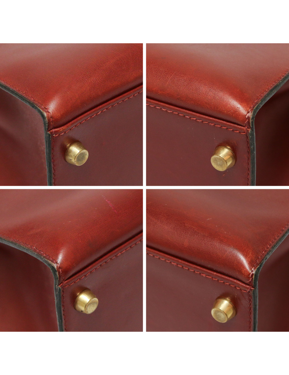 Kelly 32 sellier HERMES rouge H box