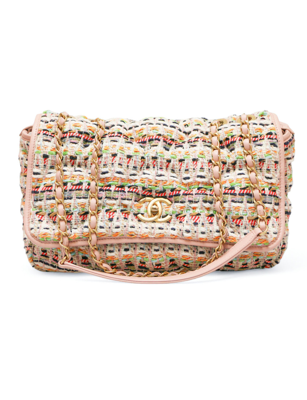 Sac Coco Cuba CHANEL tweed matelassé