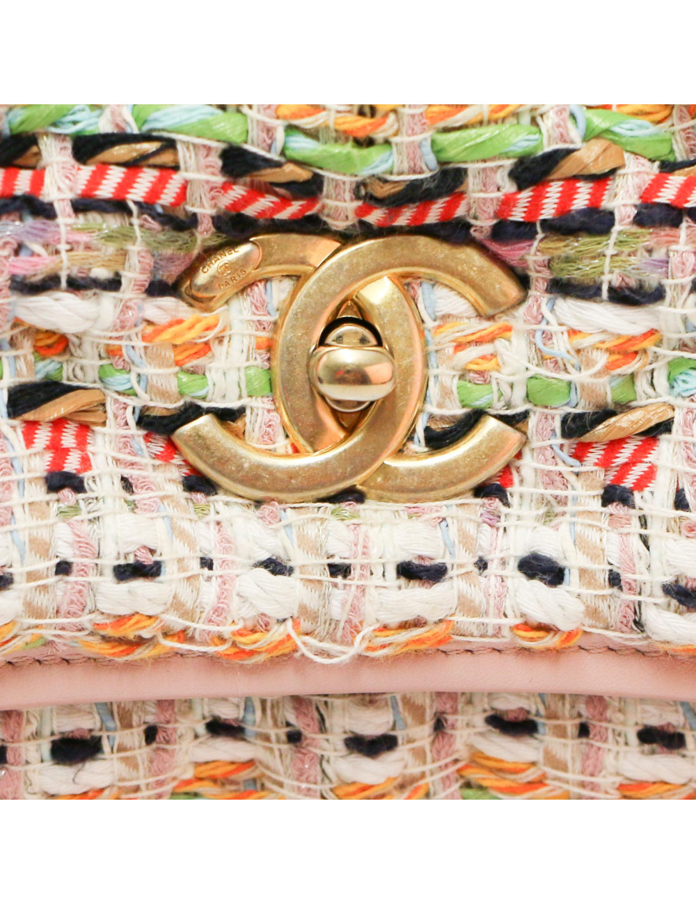 Sac Coco Cuba CHANEL tweed matelassé