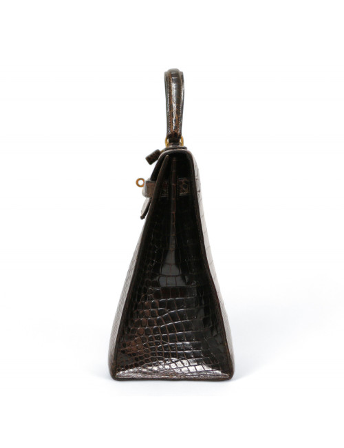 Kelly 32 HERMES porosus Vintage