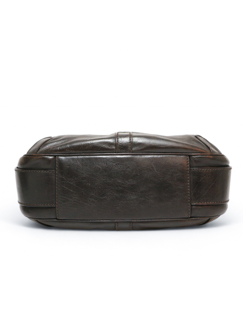 Sac Monbassa YVES SAINT LAURENT cuir marron