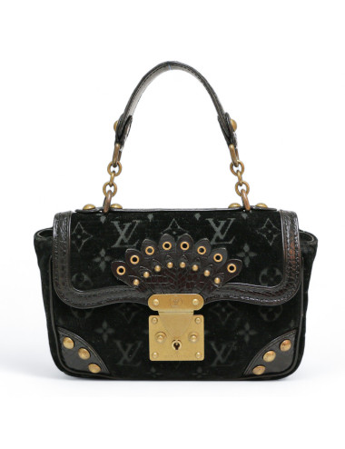 Sac Irving LOUIS VUITTON velours noir Monogram Edition limitéeVelours noir 2