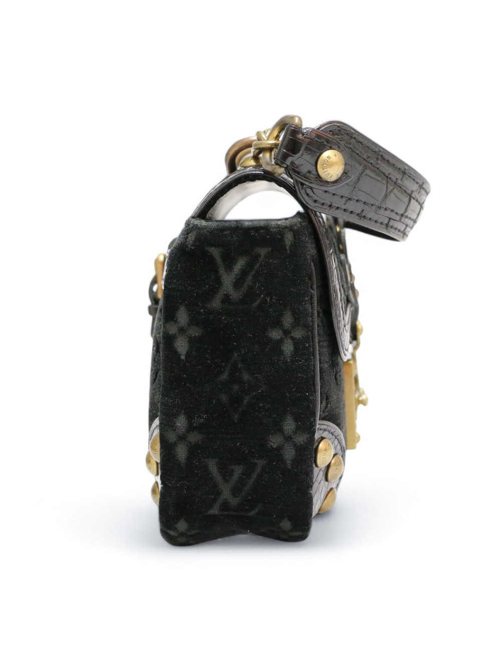 Sac Irving LOUIS VUITTON velours noir Monogram Edition limitéeVelours noir