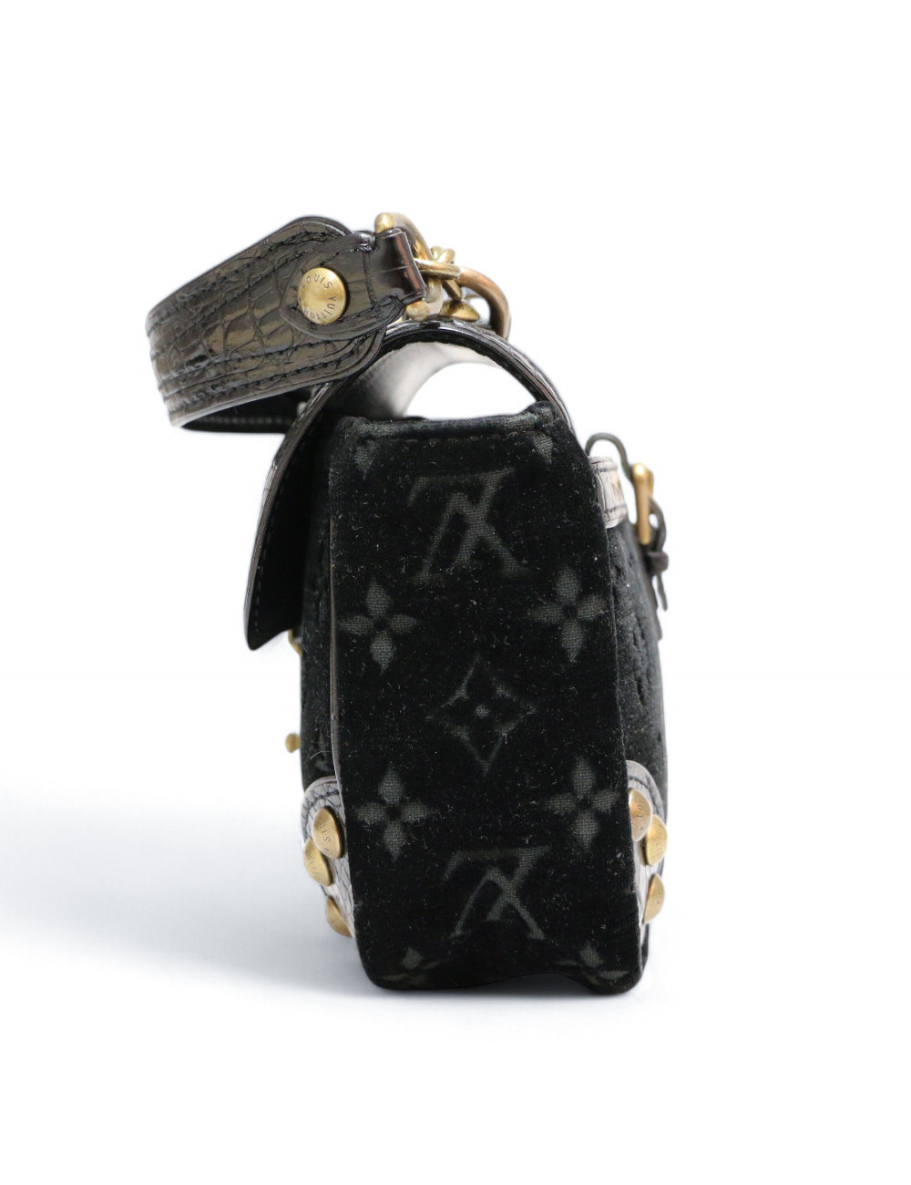 Sac Irving LOUIS VUITTON velours noir Monogram Edition limitéeVelours noir