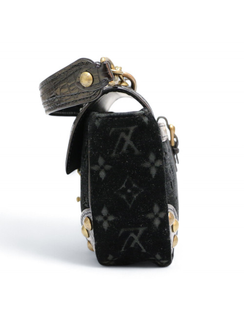 Sac Irving LOUIS VUITTON velours noir Monogram Edition limitéeVelours noir