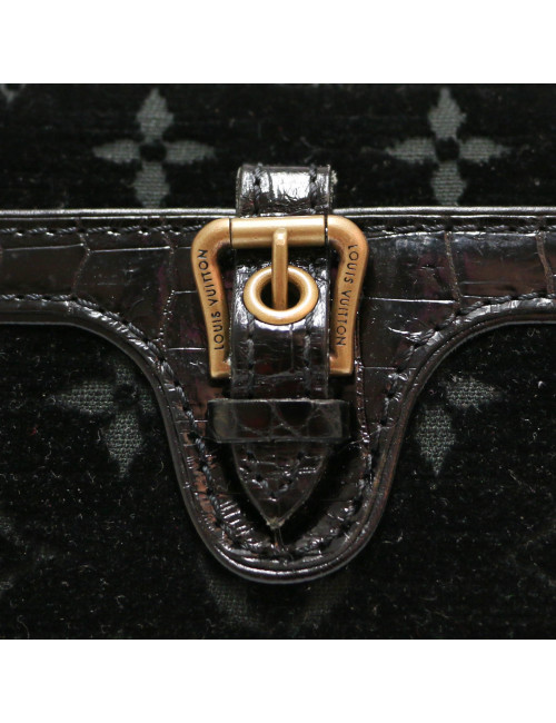 Sac Irving LOUIS VUITTON velours noir Monogram Edition limitéeVelours noir