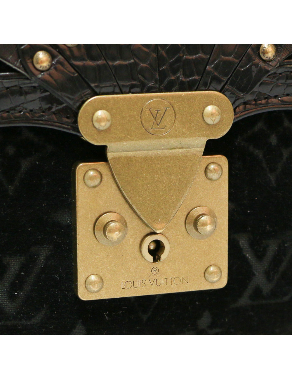 Sac Irving LOUIS VUITTON velours noir Monogram Edition limitéeVelours noir