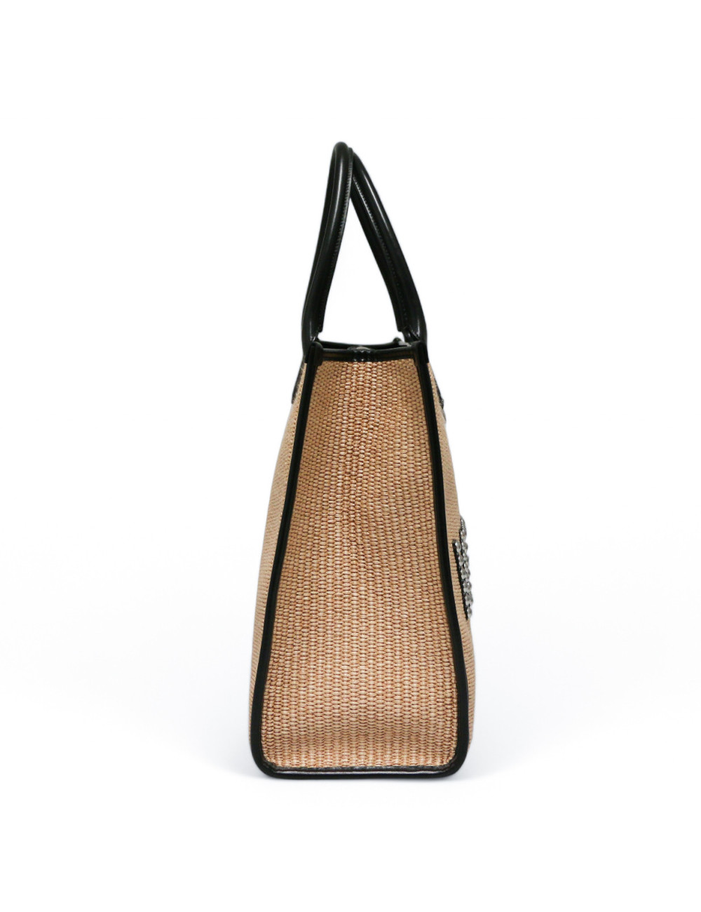 Cabas VERSACE paille la Medusa