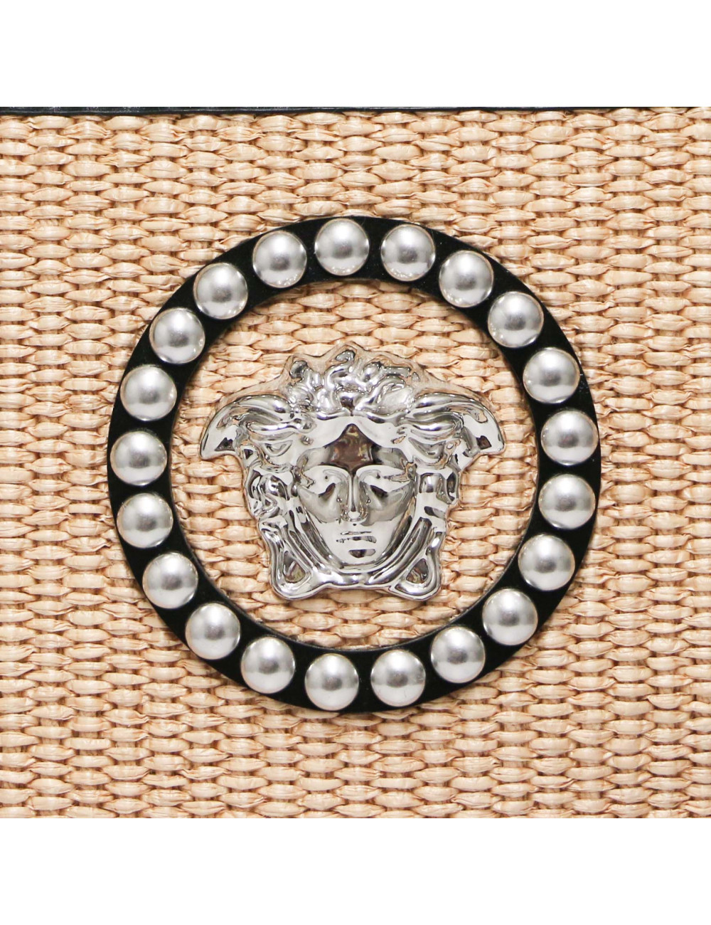 Cabas VERSACE paille la Medusa