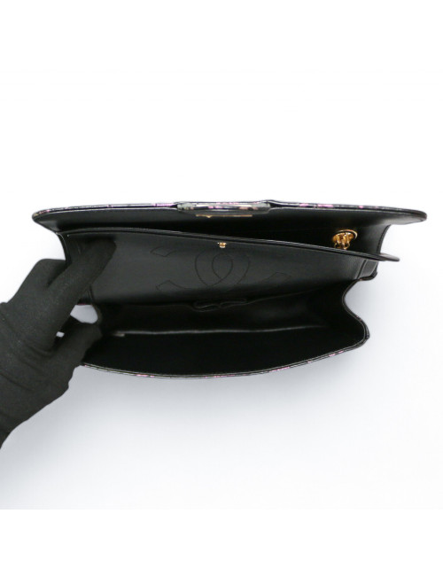 Sac 2.55 CHANEL Paris New-York graffitis réédition façon croco