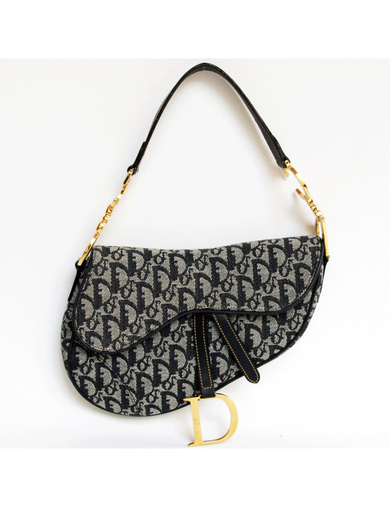 Sac selle CHRISTIAN DIOR monogram
