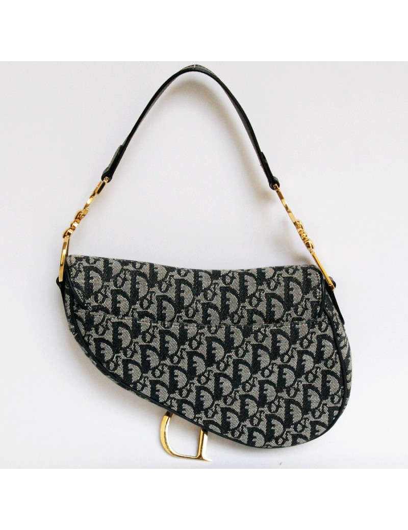 Sac selle CHRISTIAN DIOR monogram