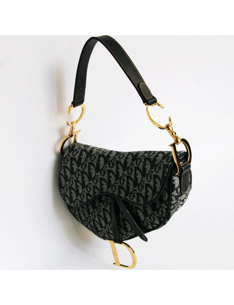 Sac selle CHRISTIAN DIOR monogram